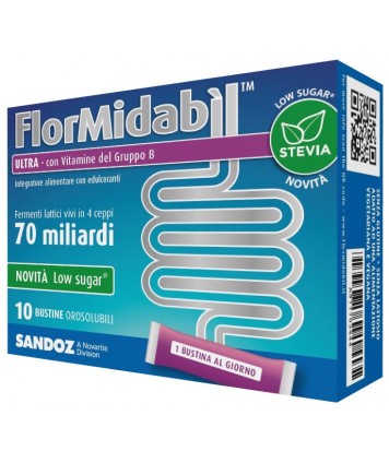 FLORMIDABIL ULTRA 100G SENZA ZUCCHERO CON STEVIA