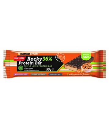 ROCKY 36% PROT BAR PEANUT 50G