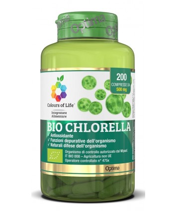 BIO CHLORELLA 200CPR COLOURS