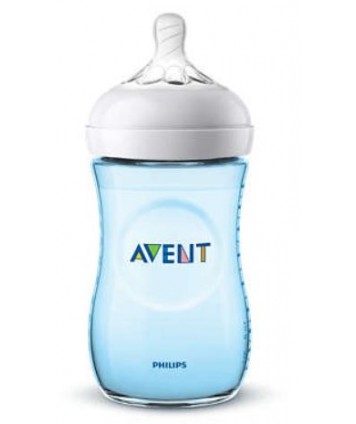 AVENT BIB NAT PP AZZ 260ML