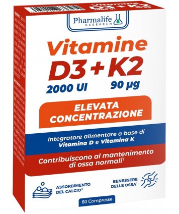 VITAMINE D3+K2 60CPR