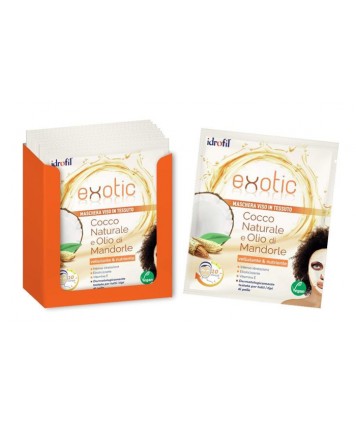 MASCHERA VISO TESSUTO EXOTIC