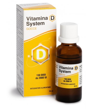 VITAMINA D SYSTEM GOCCE 150 DOSI DA 2000 UI 26 ML