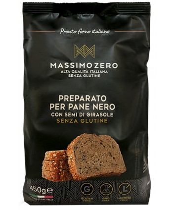 MASSIMO ZERO PREP PANE NERO 450G