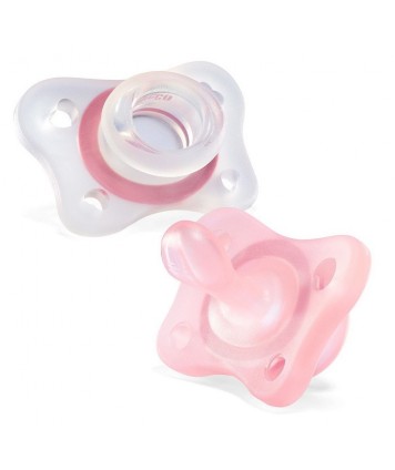 CHICCO GOMMOTTINO GIRL SILICONE 2-6 MESI 2 PEZZI ITA C