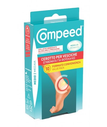 CEROTTI COMPEED PER VESCICHE MEDIO 10 PEZZI CARTON