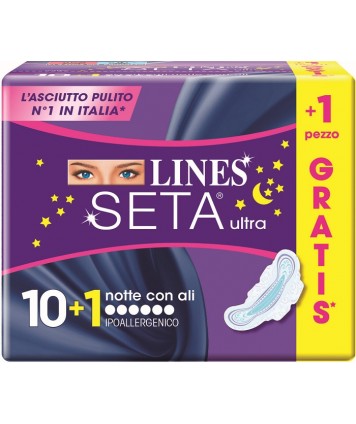 LINES SETA ULTRA NOTTE 10+1PZ