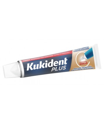 KUKIDENT PLUS SIGILLO ANTI INFILTRAZIONI CREMA ADEISVA DENTIERE 40 G