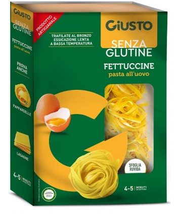 GIUSTO S/G FETTUCCINE UOVO250G