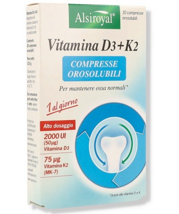 VITAMINA D3(2000U.I.)+K2 30CPR