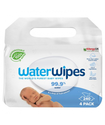 WATERWIPES SALVIETTE 4X60PZ