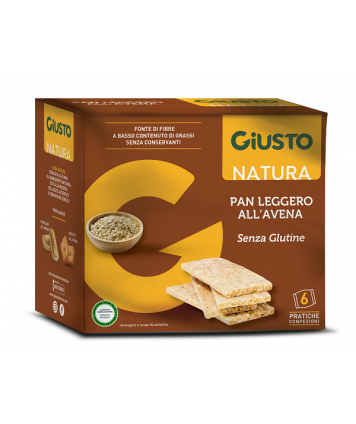 GIUSTO S/G PAN LEG AVENA 6X25G