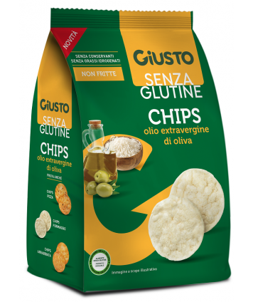 GIUSTO S/G CHIPS OLIO EVO 40G