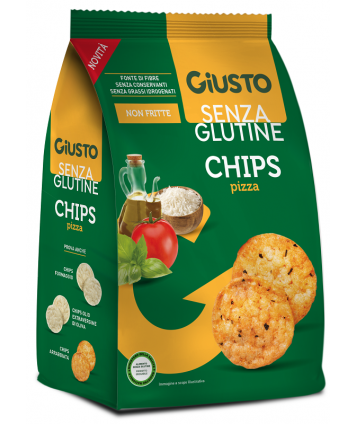 GIUSTO S/G CHIPS PIZZA 40G