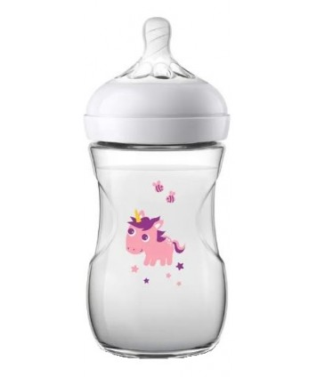 AVENT BOTTLE NAT UNICORN