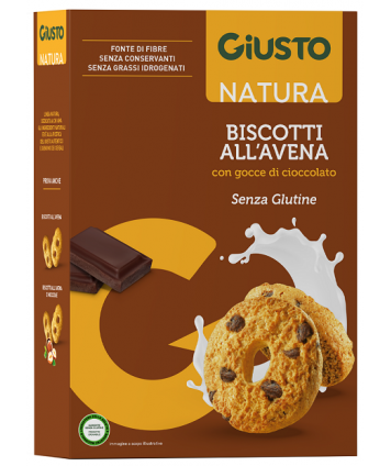 GIUSTO S/G BISCOTTI AVENA CIOC