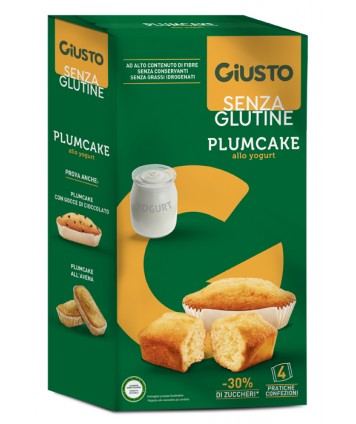 GIUSTO S/G PLUMCAKE YOGURT 160