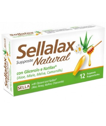 SELLALAX NATURAL MD 12SUPP