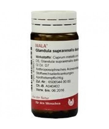 WALA GLANDULA SUPERRENALIS DX CUPRO 20G GLOBULI 