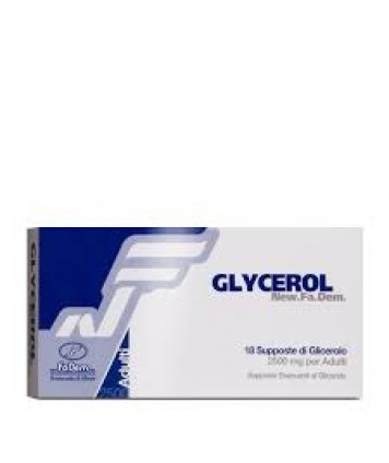 GLYCEROL 18 SUPPOSTE DI GLICERINA ADULTI NEWFADEM