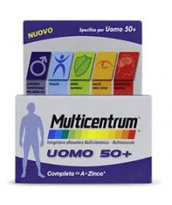 MULTICENTRUM UOMO 50+ 30 COMPRESSE PSI (PRODOTTO EUROPEO)