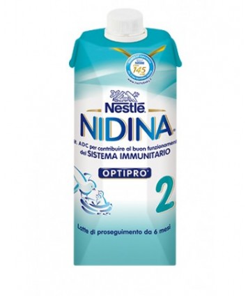 NIDINA 2 LATTE LIQUIDO 500ML 1 PEZZO