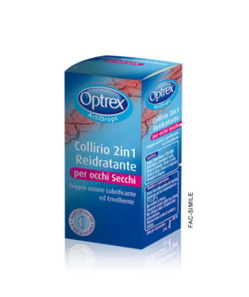 OPTREX ACTIDROPS COLLIRIO 2 IN 1 REIDRATANTE PER OCCHI STANCHI 10ML