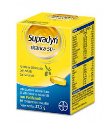 SUPRADYN RICARICA 50+ 30 COMPRESSE DEGLUTIBILI